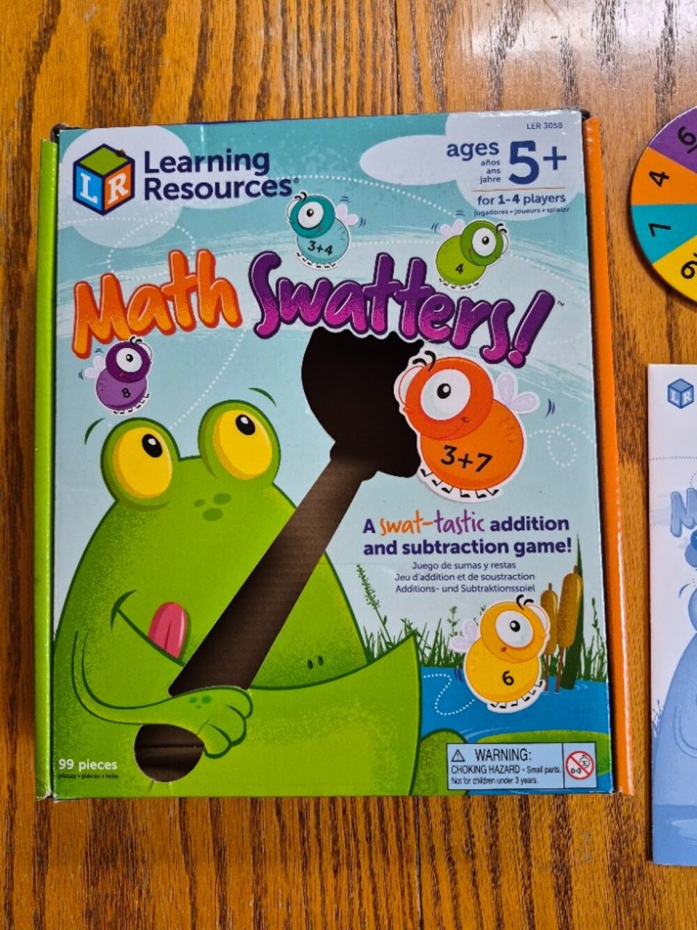 Learning Resources Math Swatters Addition & Subtraction Game